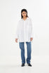 Rabens Saloner noah poplin oversized shirt white